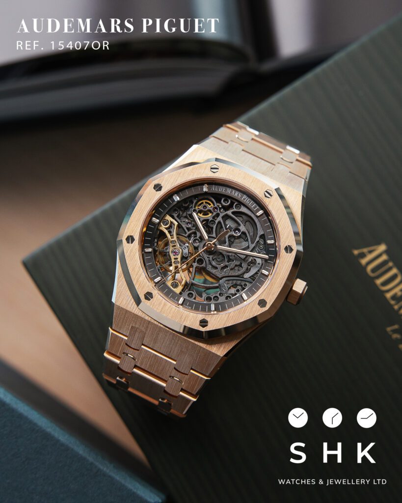 Audemars Piguet Royal Oak 15407OR Double Balance Wheel Openworked Rose Gold