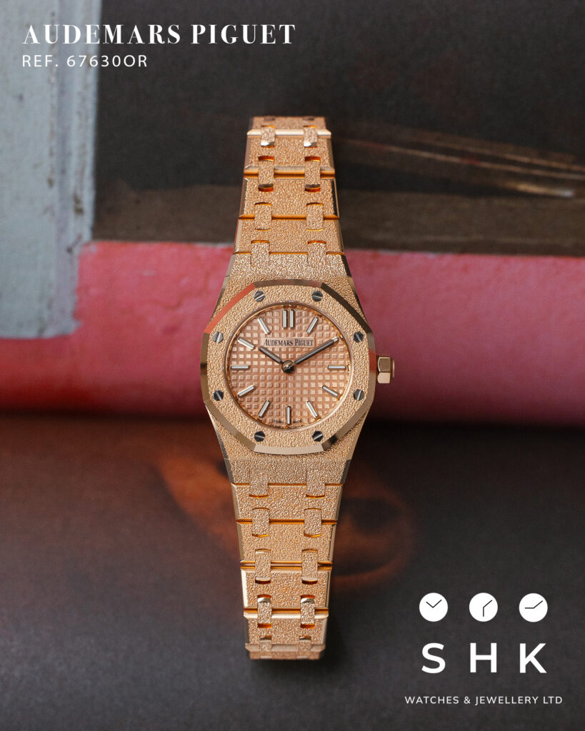 Audemars Piguet Royal Oak 67630OR ‘Mini’ Frosted Rose Gold Quartz