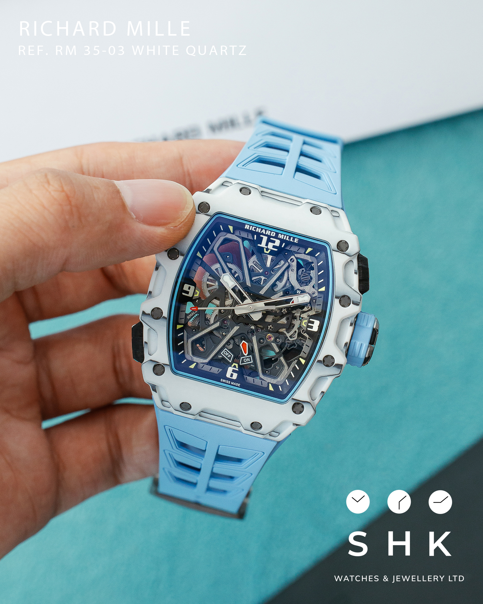 RM 35-03 WHITE Rafael Nadal FULL SET BRAND NEW 12/2023 - Image 2