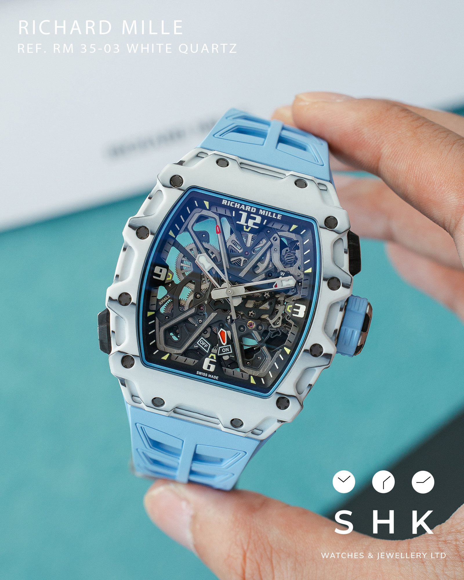 RM 35-03 WHITE Rafael Nadal FULL SET BRAND NEW 12/2023 - Image 3