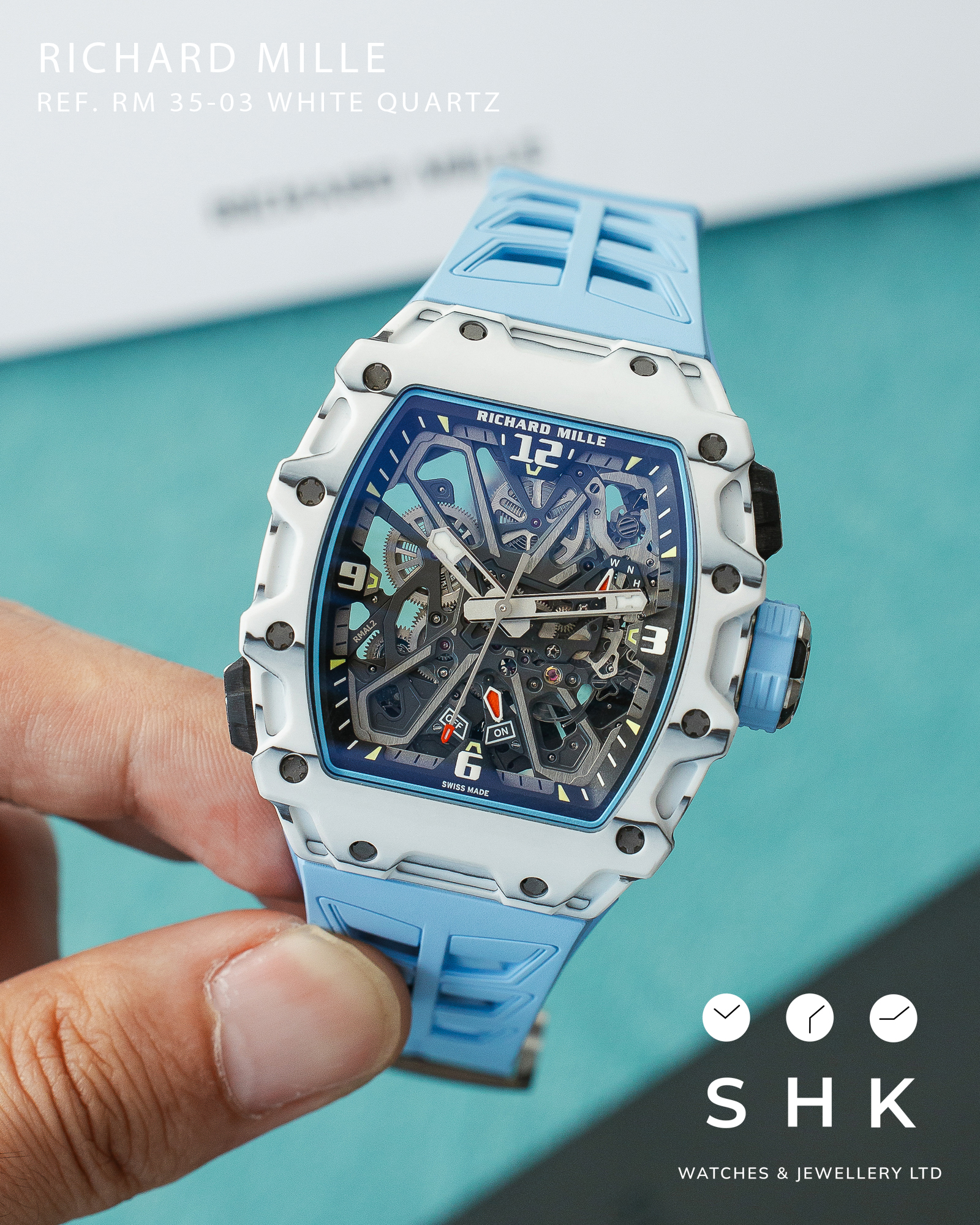 RM 35-03 WHITE Rafael Nadal FULL SET BRAND NEW 12/2023 - Image 6