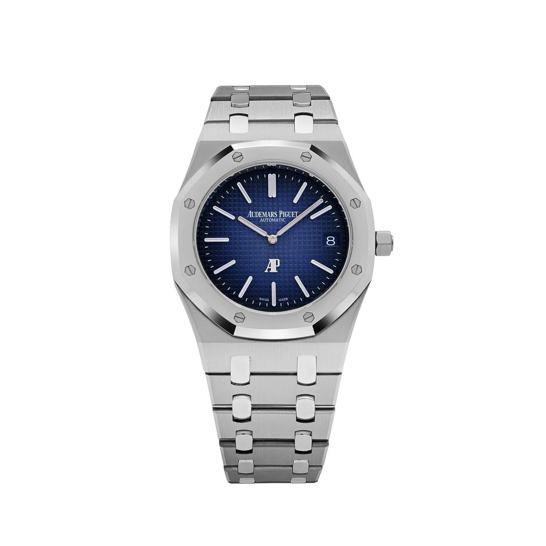 Audemars Piguet Royal Oak Jumbo Extra-Thin Titanium Blue Index 39mm Titanium Bracelet 15202IP