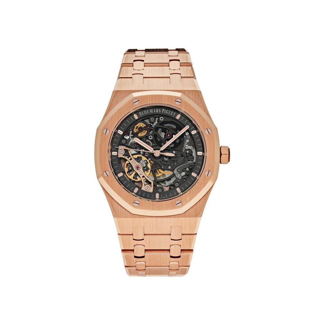 Audemars Piguet Royal Oak 15407OR Double Balance Wheel Openworked Rose Gold