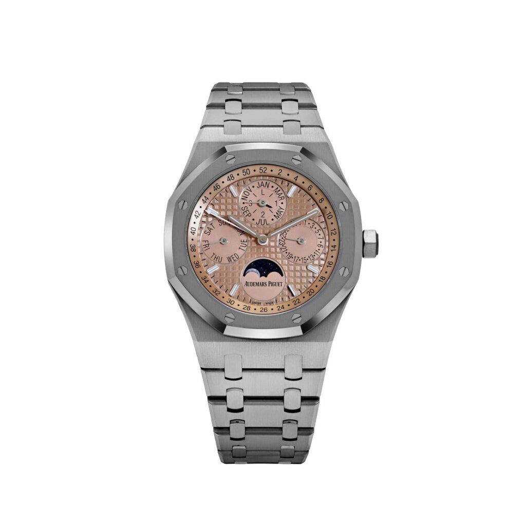 Audemars Piguet Royal Oak Perpetual Calendar 26615TI Titanium Salmon Dial Limited Edition of 300