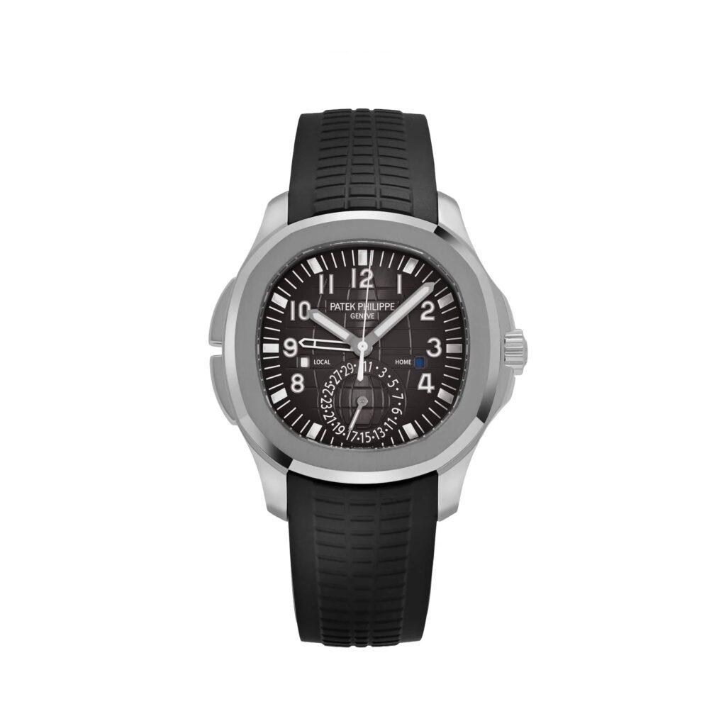 Patek Philippe Aquanaut 5164A-001 ‘Travel Time’ Stainless Steel Black Dial