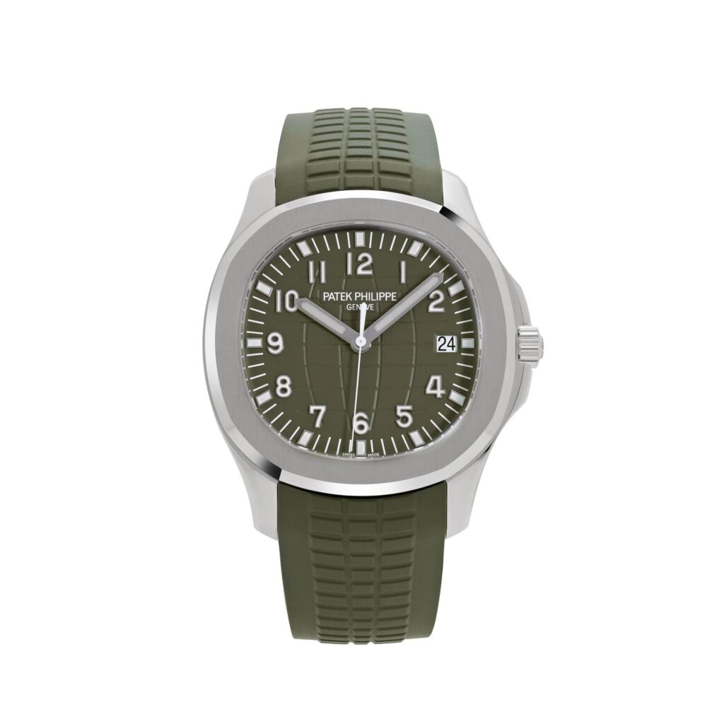 Patek Philippe Aquanaut 5168G-010 ‘Jumbo’ White Gold Khaki Green