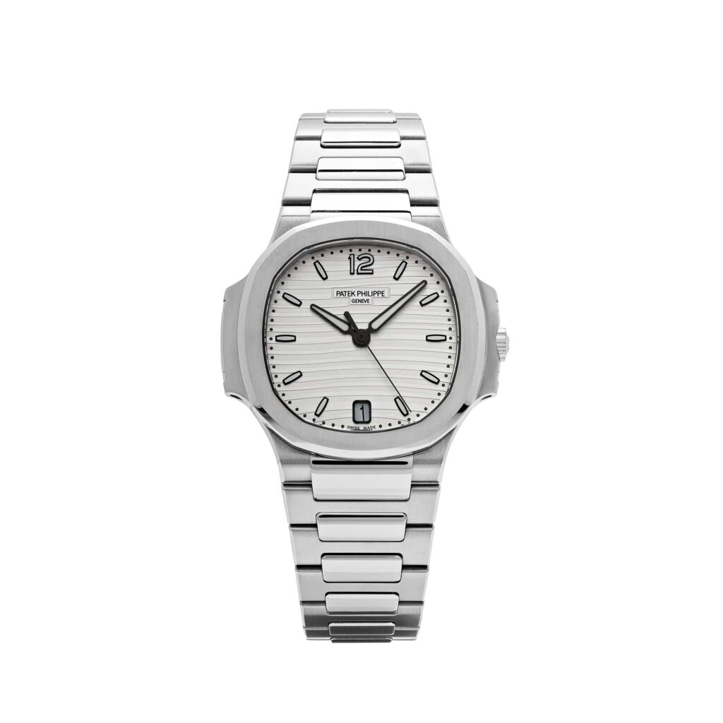 Patek Philippe Nautilus 7118/1A-010 Stainless Steel Silvery Opaline Dial