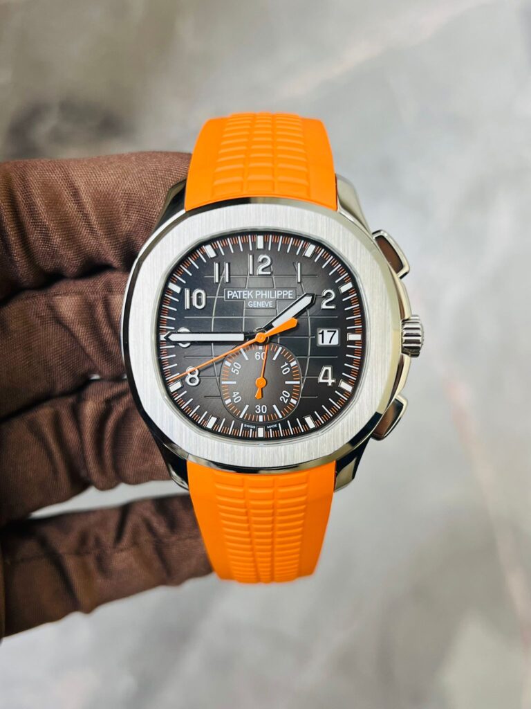 Patek Philippe Aquanaut Chronograph 5968A-001 Stainless Steel Black Dial