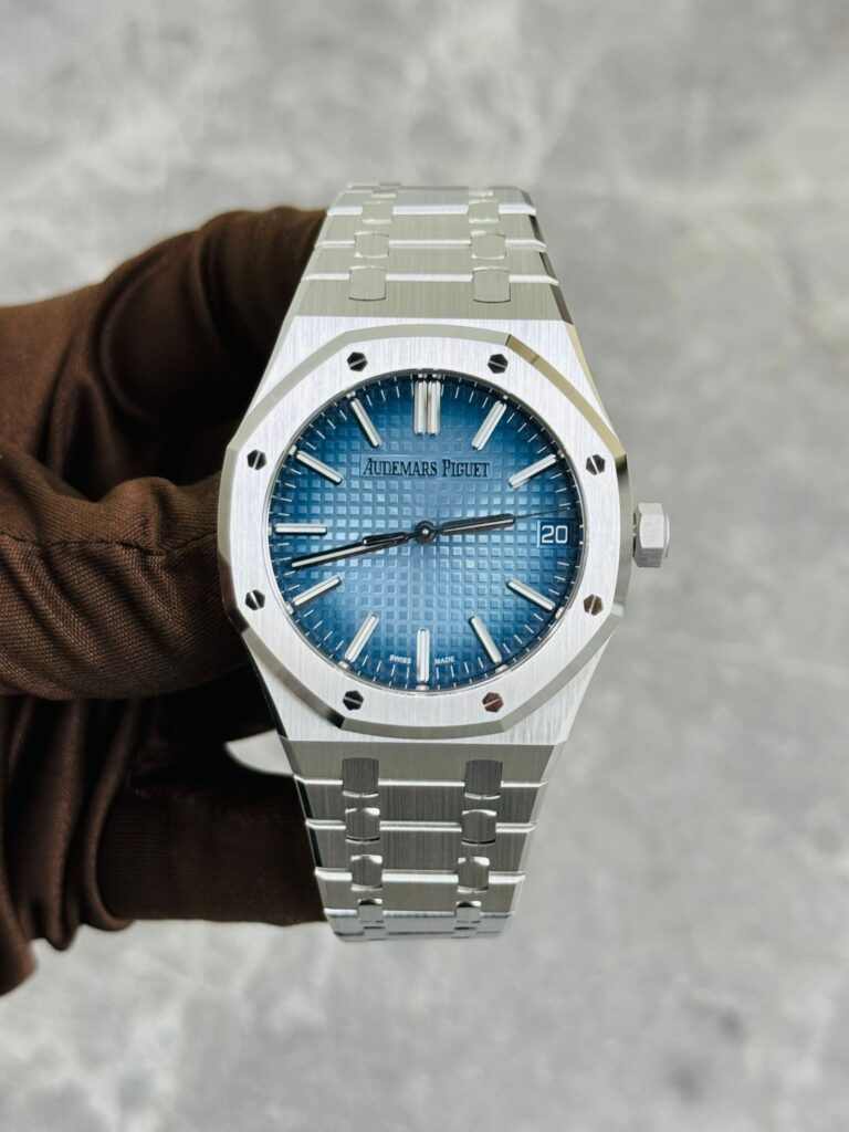 Audemars Piguet Royal Oak 15510BC White Gold Blue Baguette Dial Limited Edition of 100