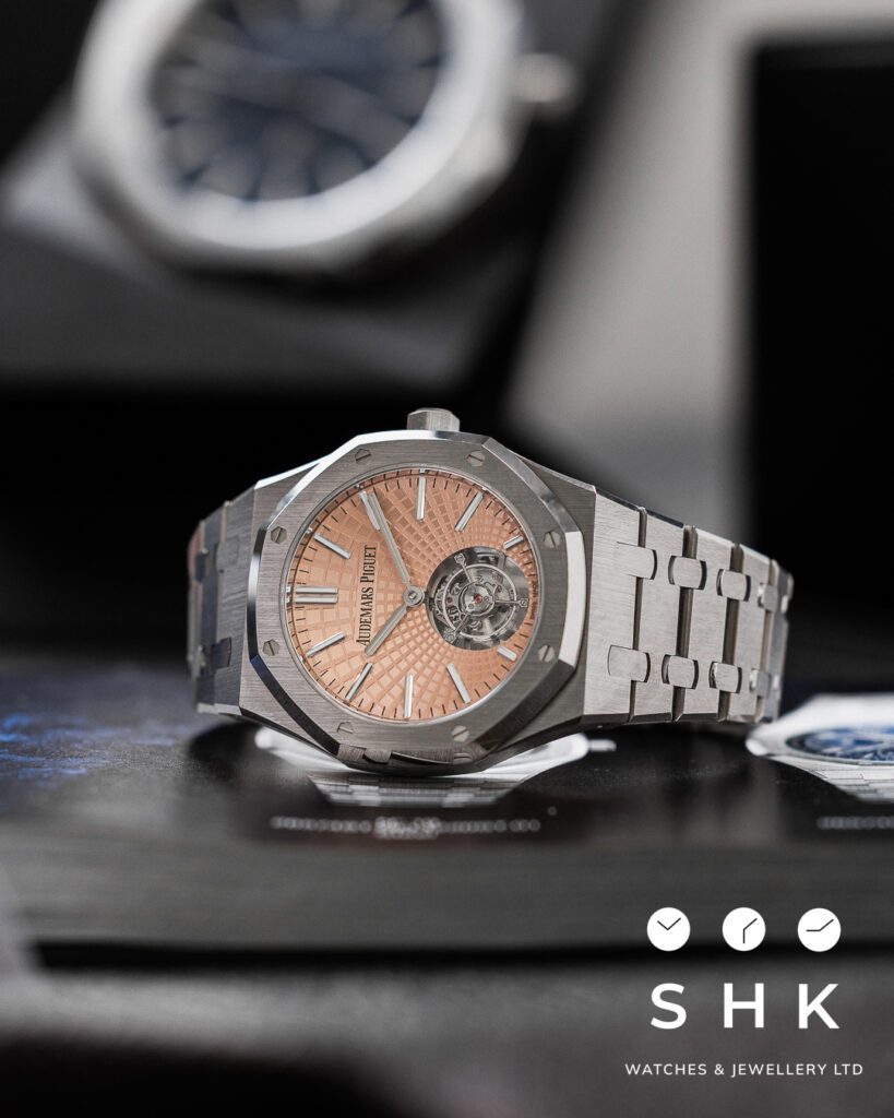 Audemars Piguet Royal Oak 26531TI Selfwinding Flying Tourbillon Titanium Salmon Dial Limited Edition of 30
