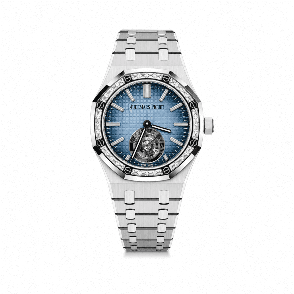 Audemars Piguet Royal Oak Selfwinding Tourbillon White Gold Blue Dial 26730BC