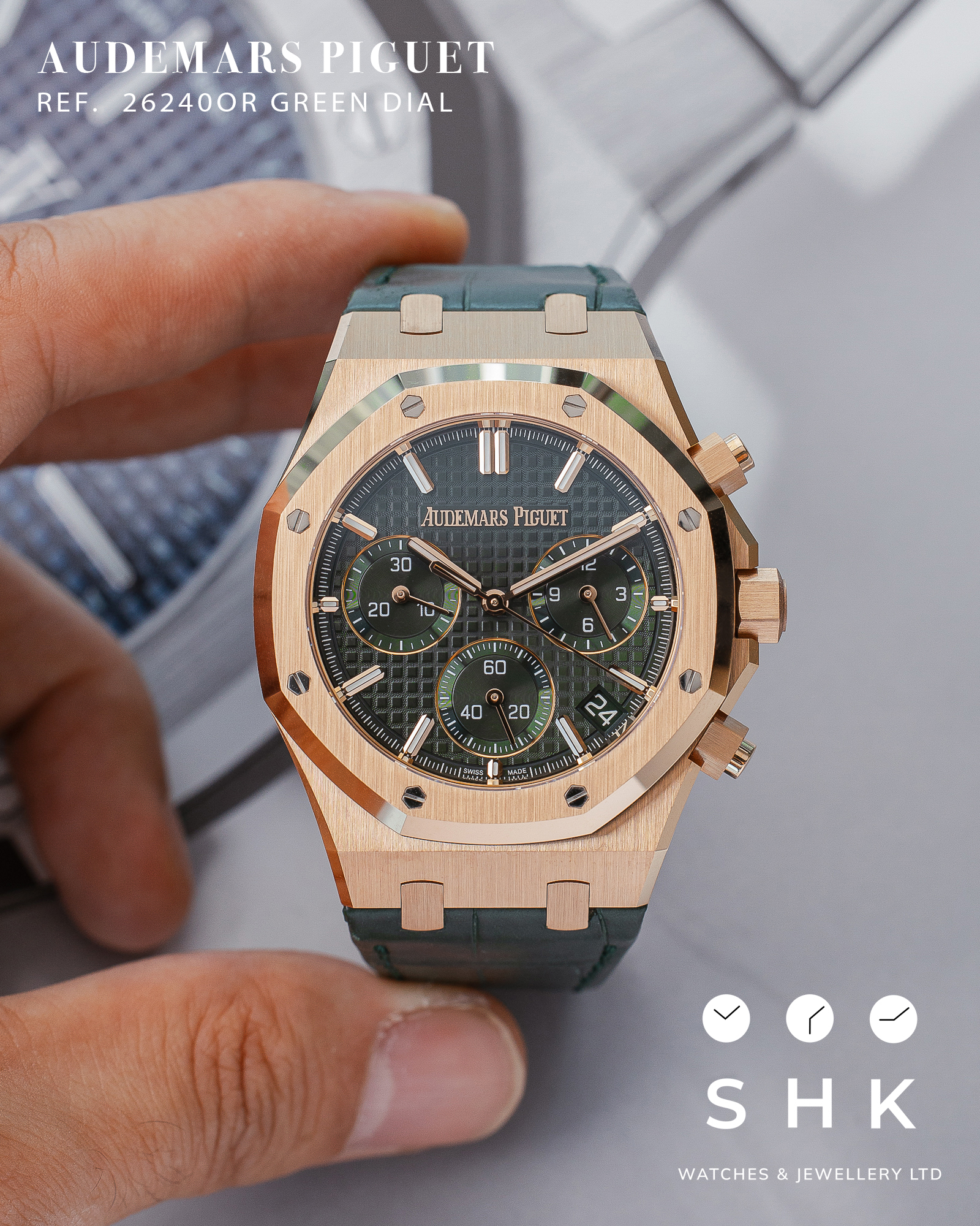 Audemars Piguet AP 26240OR GREEN BRAND NEW - Image 2