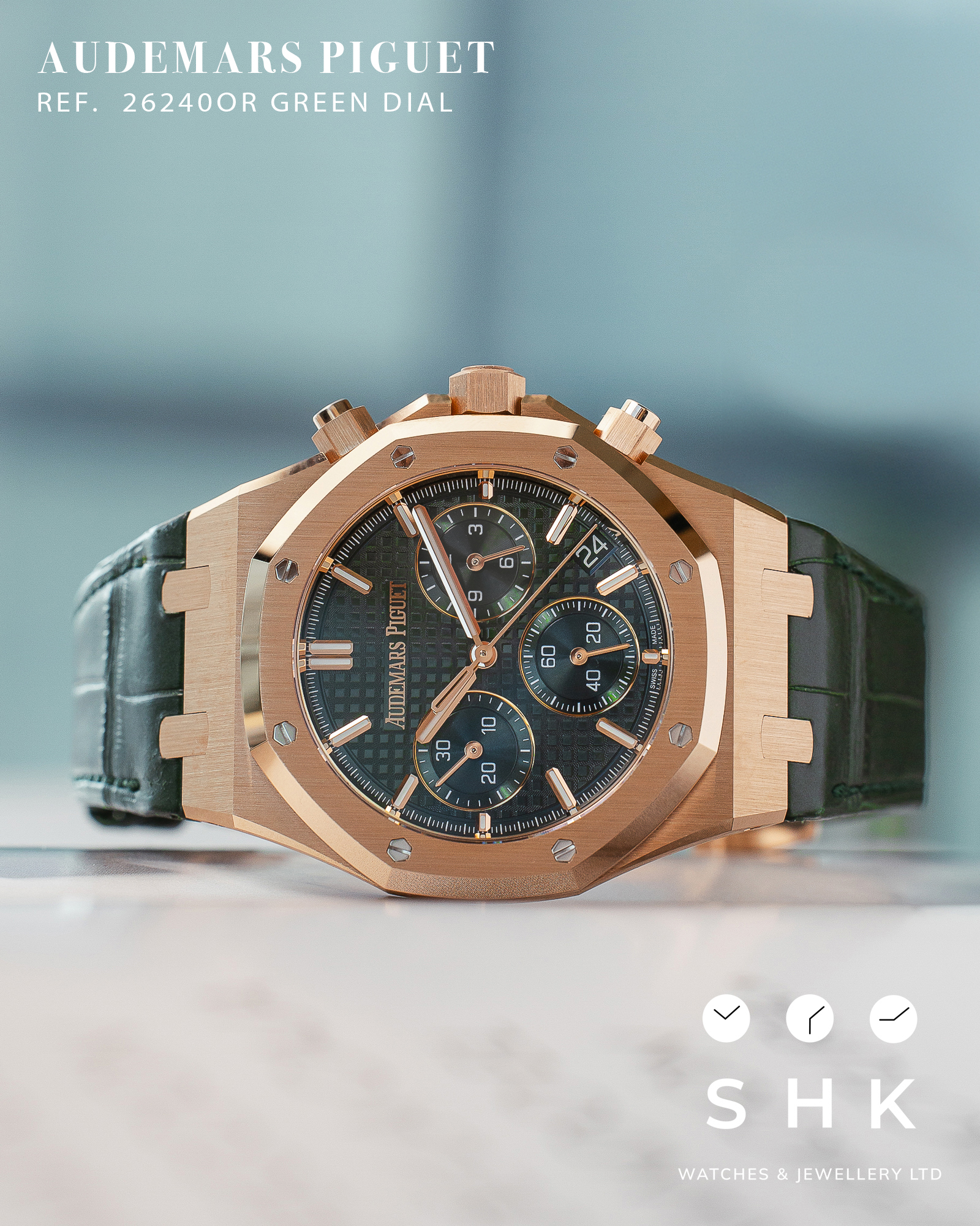 Audemars Piguet AP 26240OR GREEN BRAND NEW - Image 9