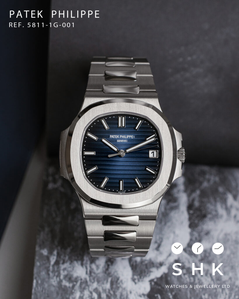 Patek Philippe Nautilus 5811/1G-001 White Gold Blue Dial