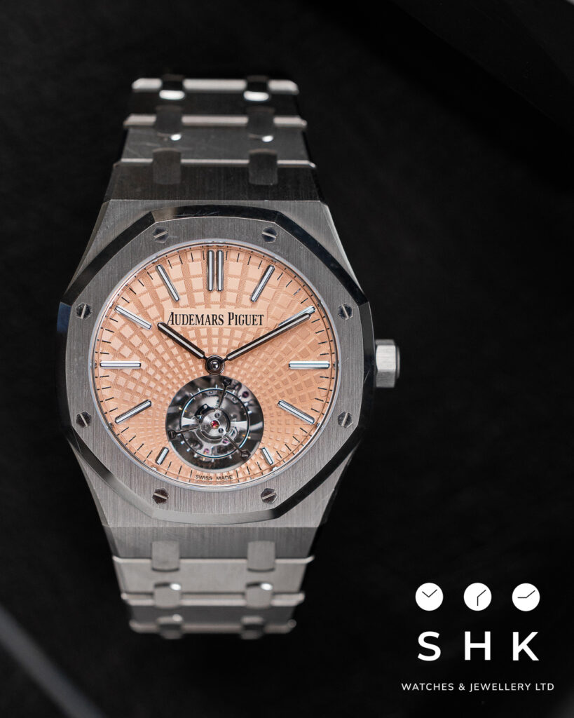 Audemars Piguet Royal Oak 26531TI Selfwinding Flying Tourbillon Titanium Salmon Dial Limited Edition of 30
