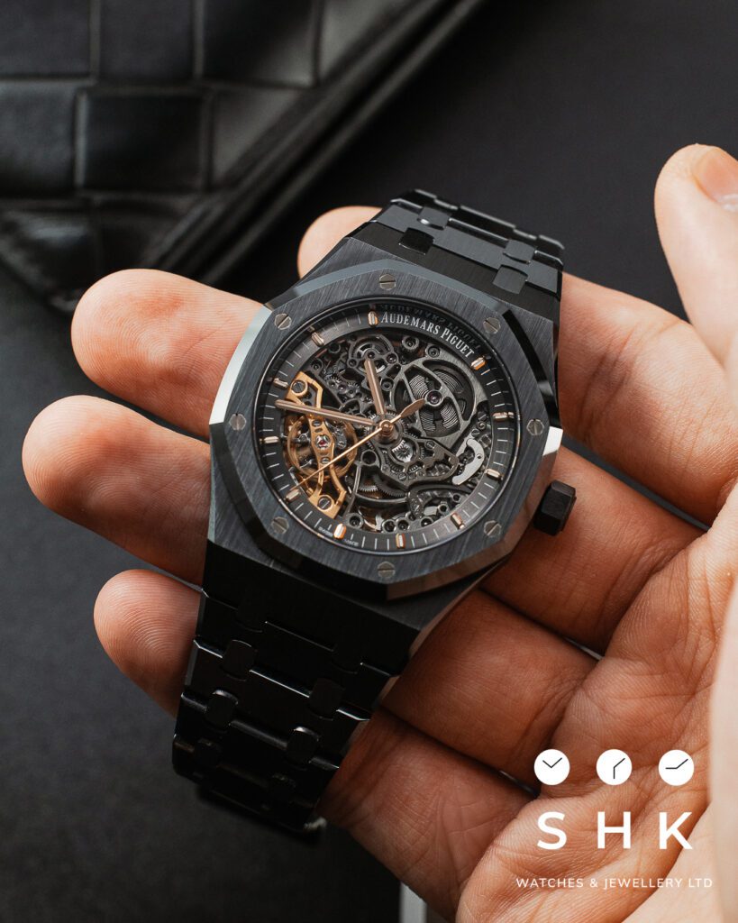 Audemars Piguet Royal Oak 15416CE Double Balance Wheel Openworked Black Ceramic