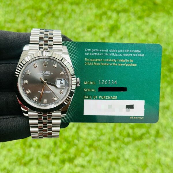 ROLEX 126334 Slate set with Diamonds OYSTER 41mm 2024