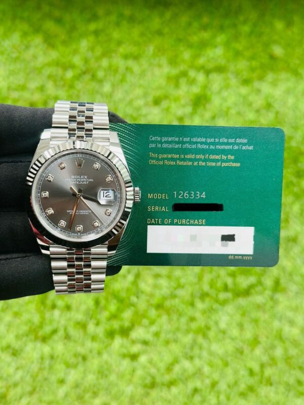 ROLEX 126334 Slate set with Diamonds OYSTER 41mm 2024