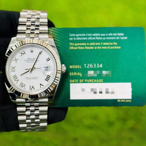 ROLEX 126334 WHITE OYSTER 41mm 2024