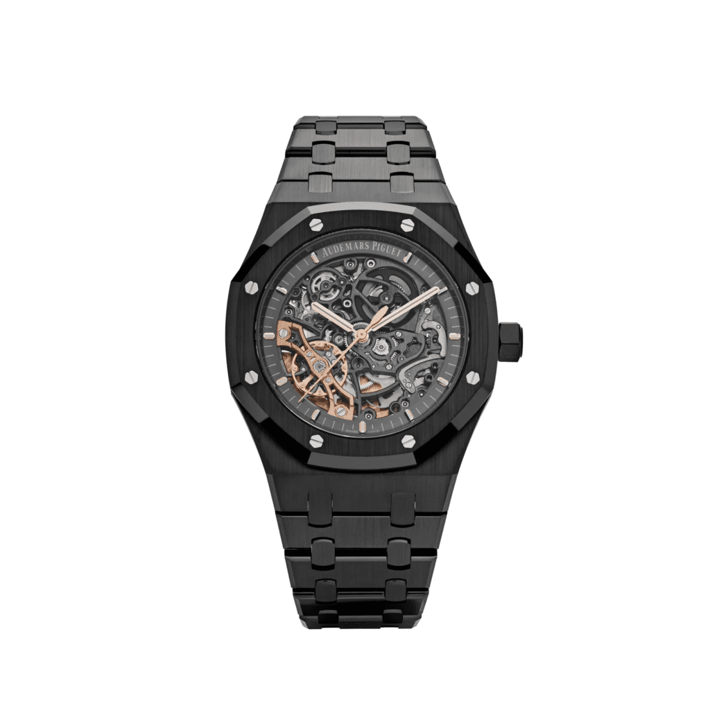 Audemars Piguet Royal Oak 15416CE Double Balance Wheel Openworked Black Ceramic