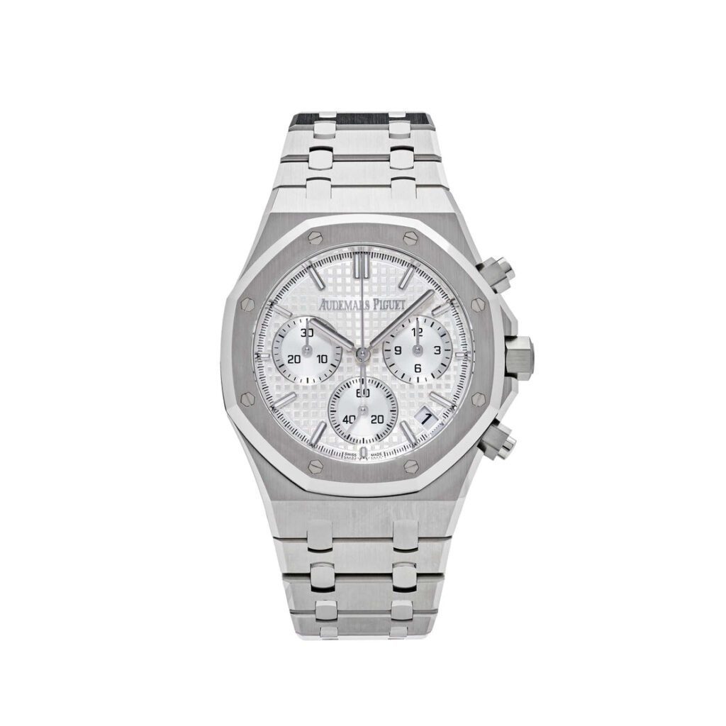 Audemars Piguet Royal Oak 26240ST Selfwinding Chronograph ’50th Anniversary’ Stainless Steel White Dial