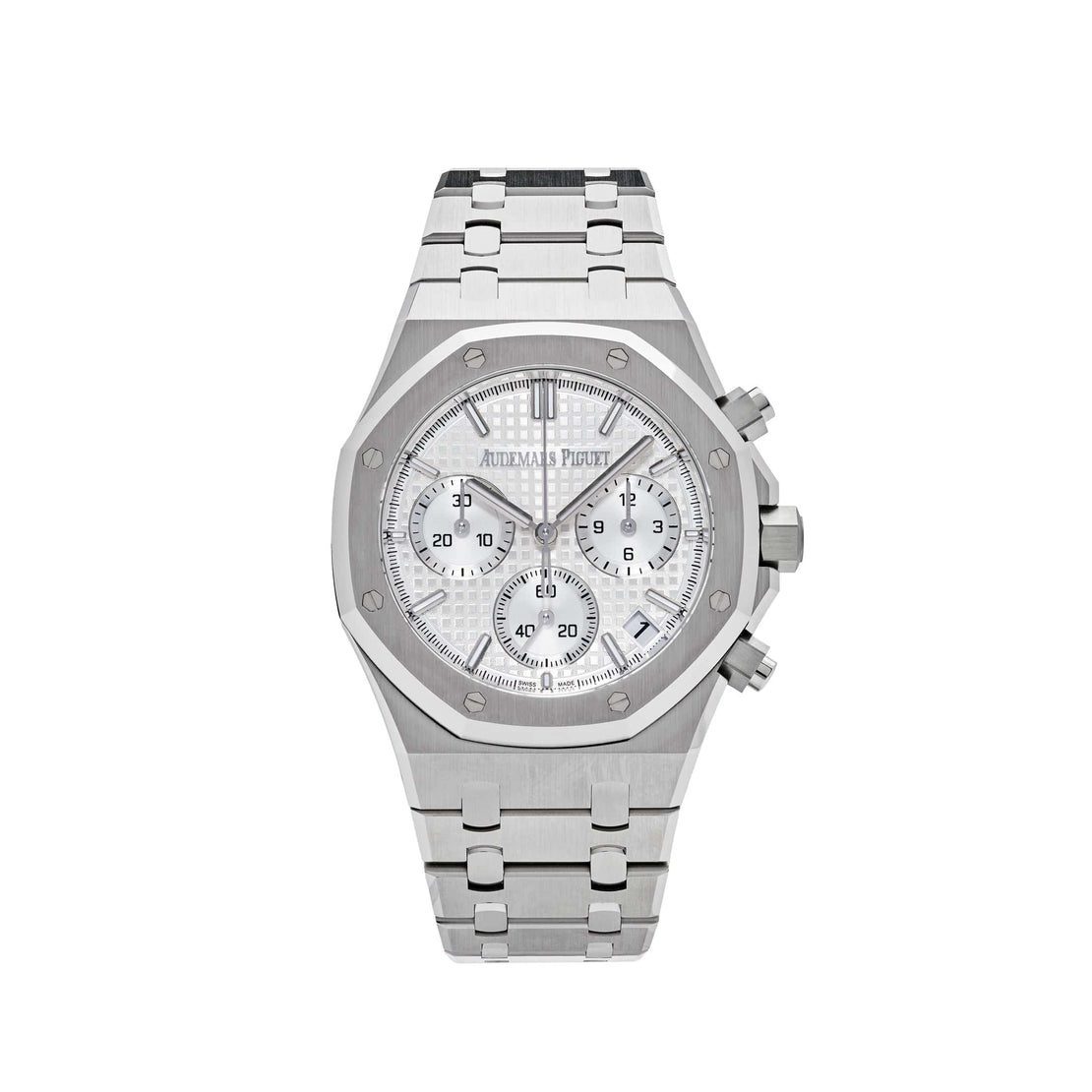 Audemars Piguet Royal Oak 26240ST Selfwinding Chronograph '50th Anniversary' Stainless Steel White Dial