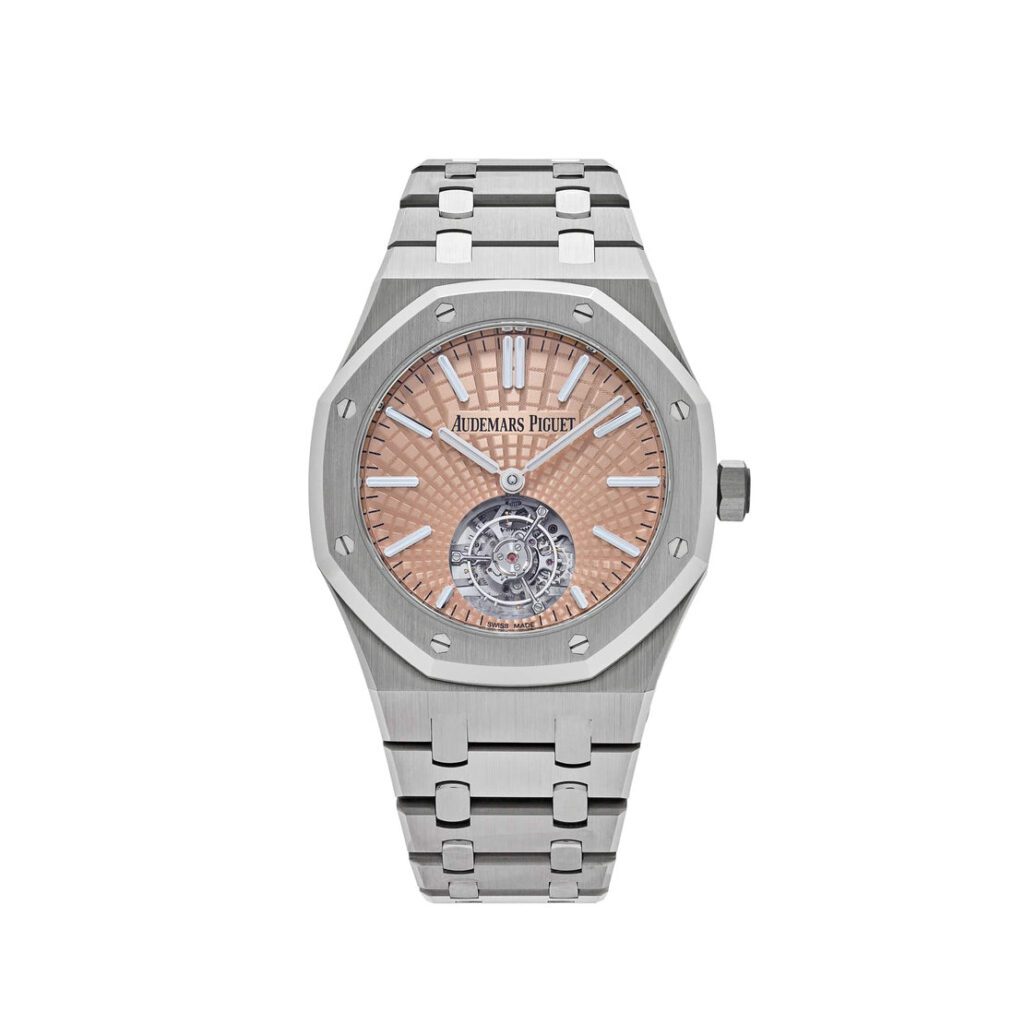 Audemars Piguet Royal Oak 26531TI Selfwinding Flying Tourbillon Titanium Salmon Dial Limited Edition of 30