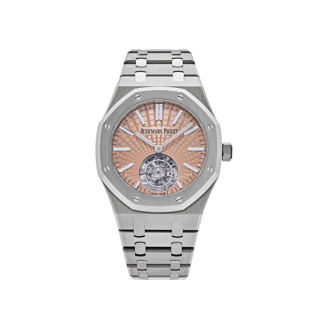 Audemars Piguet Royal Oak 26531TI Selfwinding Flying Tourbillon Titanium Salmon Dial Limited Edition of 30