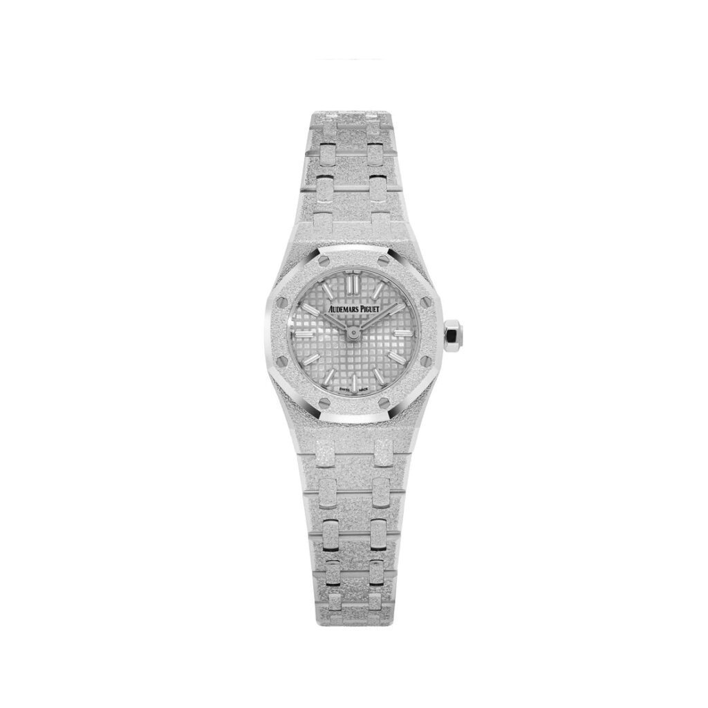 Audemars Piguet Royal Oak 67630BC ‘Mini’ Frosted White Gold Quartz