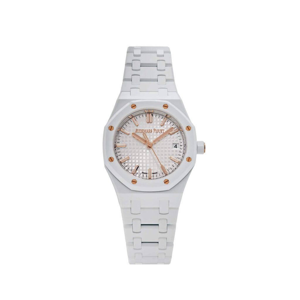Audemars Piguet Royal Oak 77350CB ‘Ladies’ White Ceramic