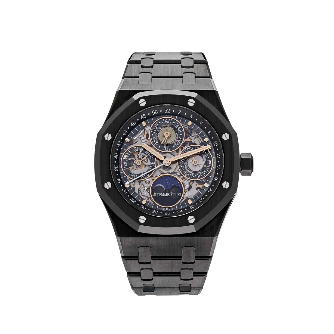 Audemars Piguet Royal Oak Perpetual Calendar 26585CE Black Ceramic Openworked