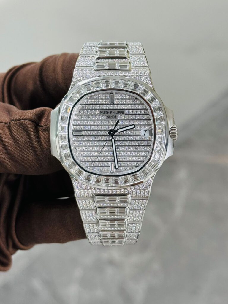 Patek Philippe Nautilus 5719/10G-010 White Gold Diamond Set