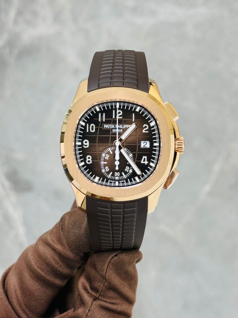 Patek Philippe Aquanaut 5968R-001 Chronograph Rose Gold Brown Dial
