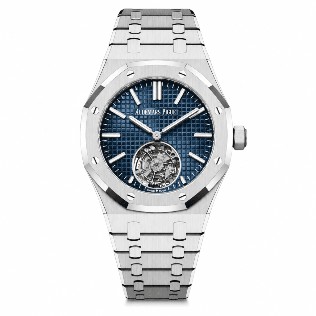 Audemars Piguet Royal Oak Flying Tourbillon 26730ST Selfwinding Steel Blue Dial
