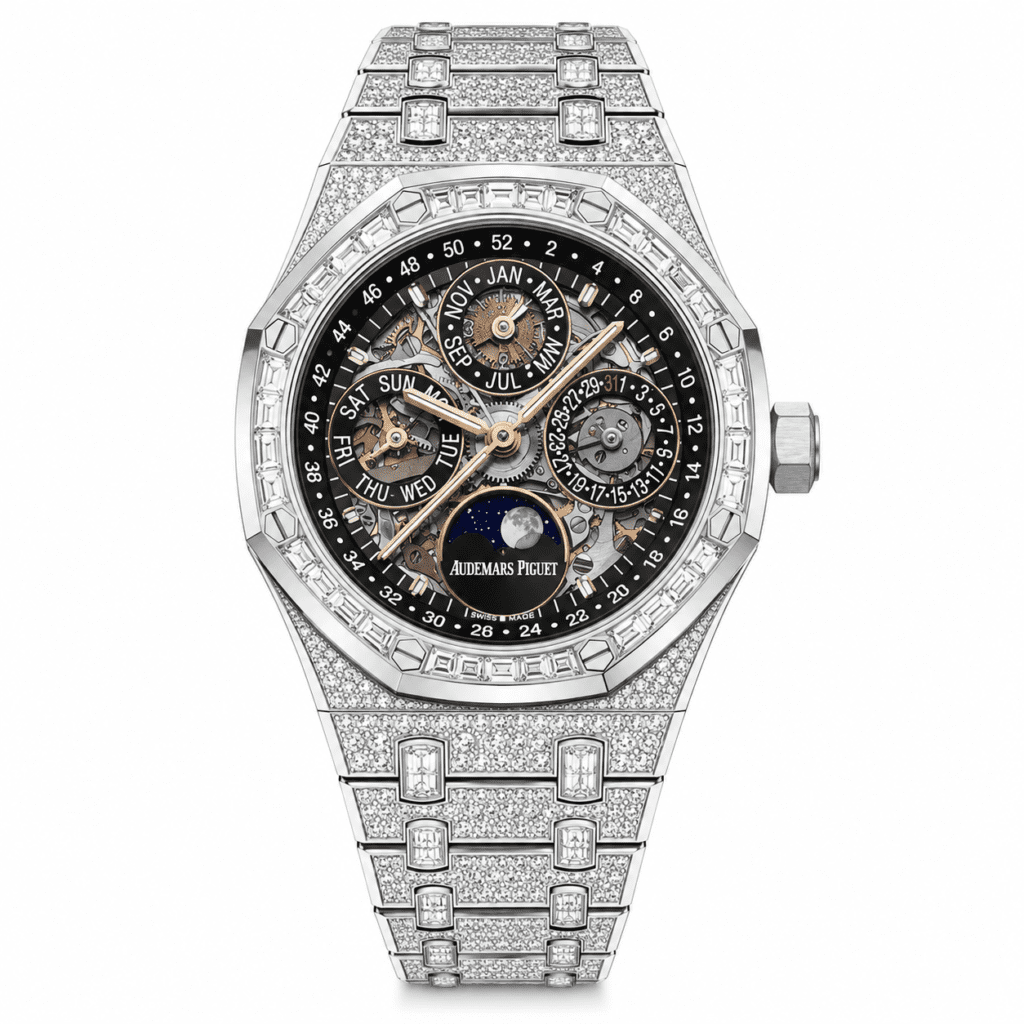 Audemars Piguet Royal Oak Perpetual Calendar 41mm White Gold/Damonds 26625BC