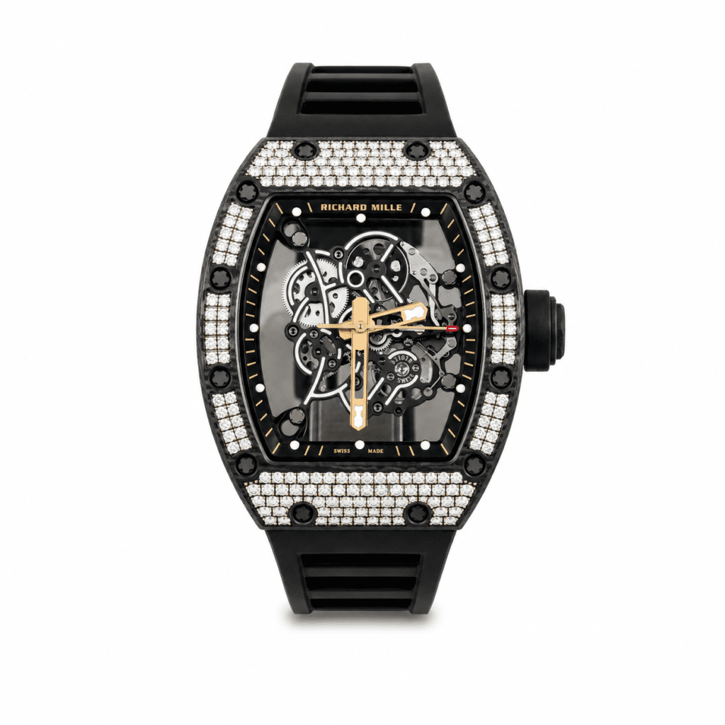 Richard Mille RM 055 Bubba Watson Diamonds Rose Gold Carbon TPT Limited Edition of 50