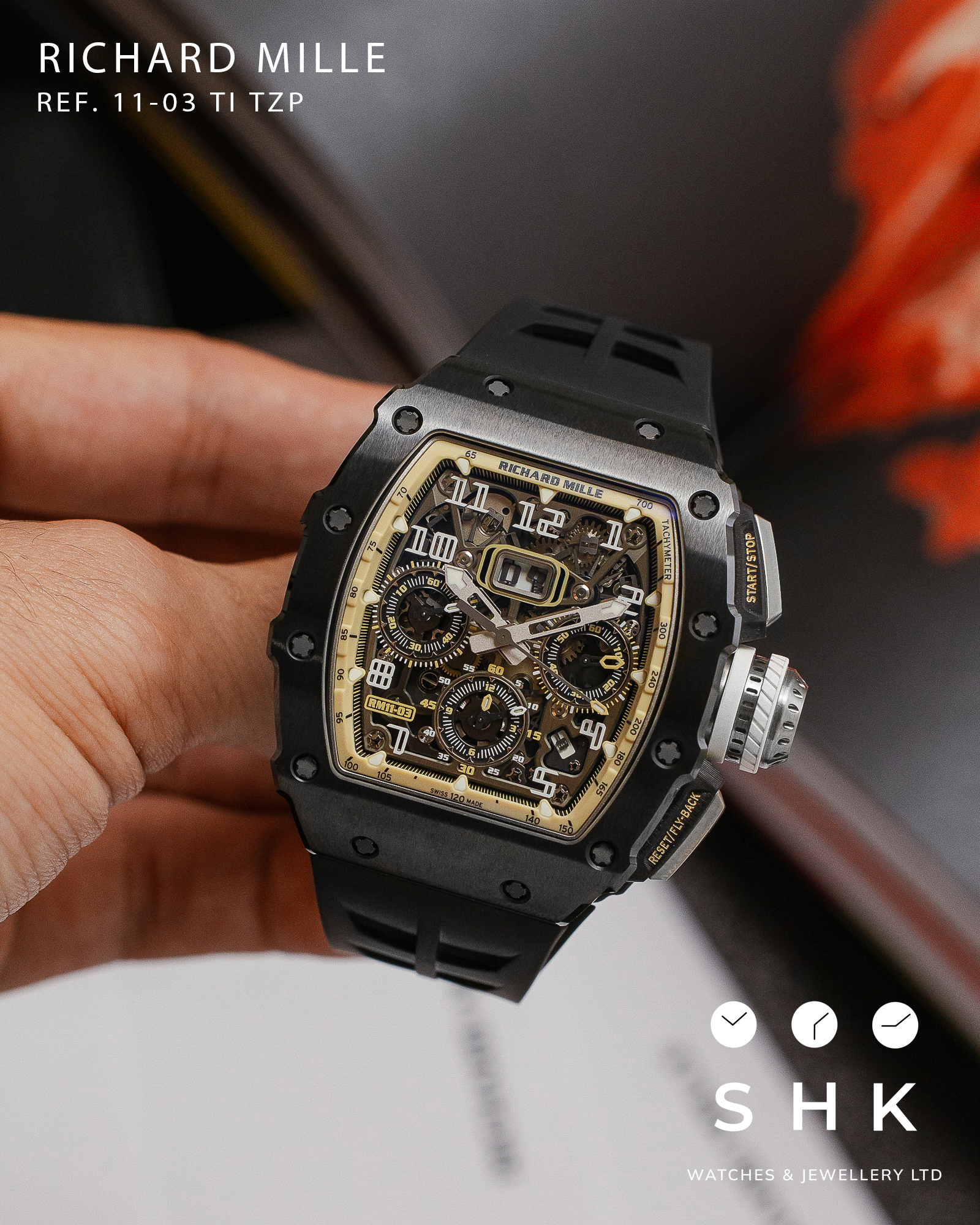 Richard Mille RM 11-03 Black TZP Final Edition 2023 Brand New Full Set - Image 2