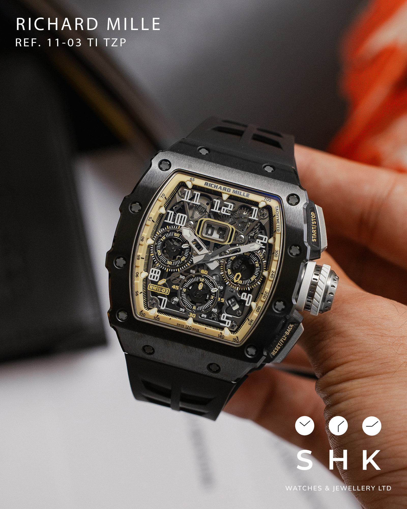 Richard Mille RM 11-03 Black TZP Final Edition 2023 Brand New Full Set - Image 3