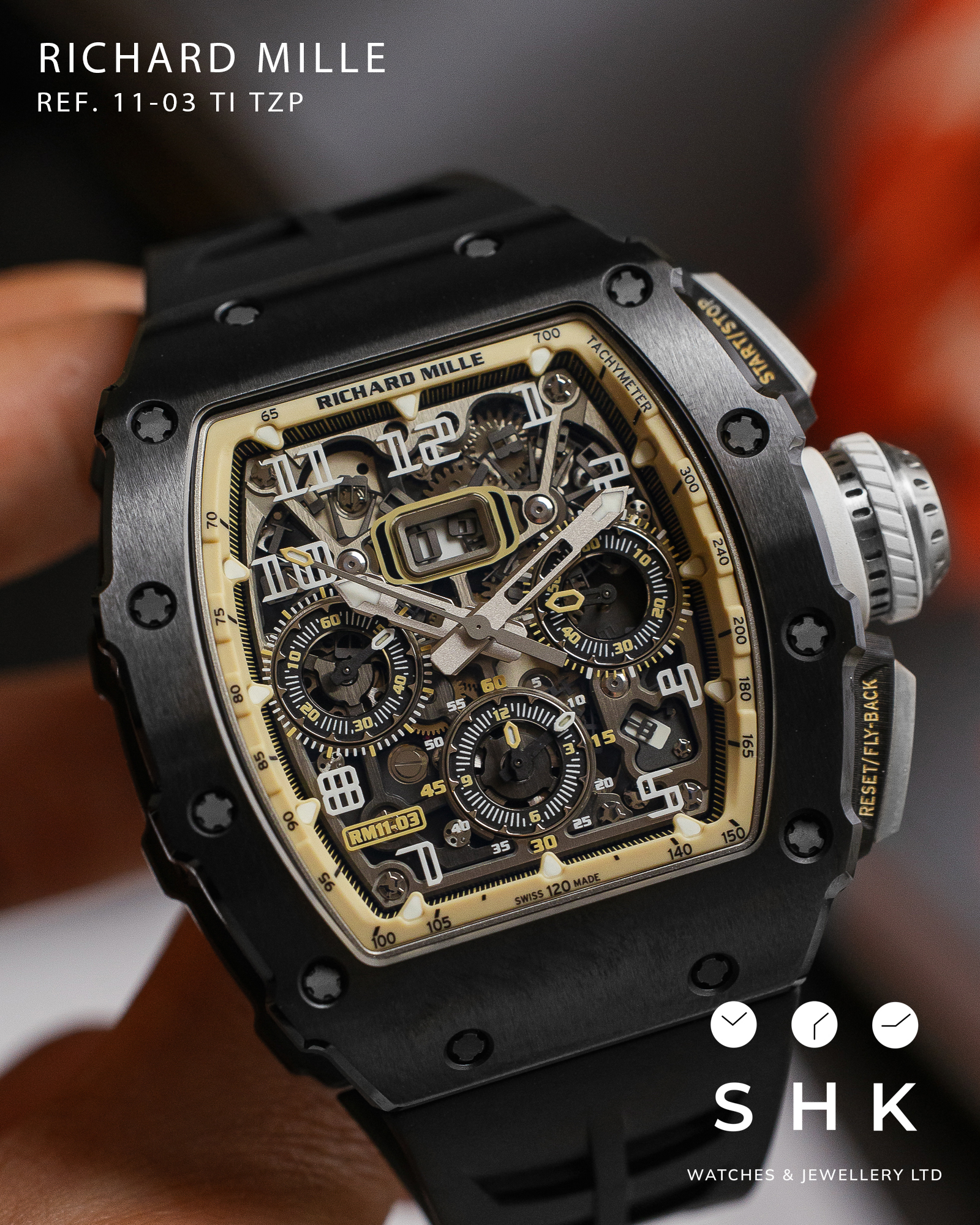 Richard Mille RM 11-03 Black TZP Final Edition 2023 Brand New Full Set - Image 4