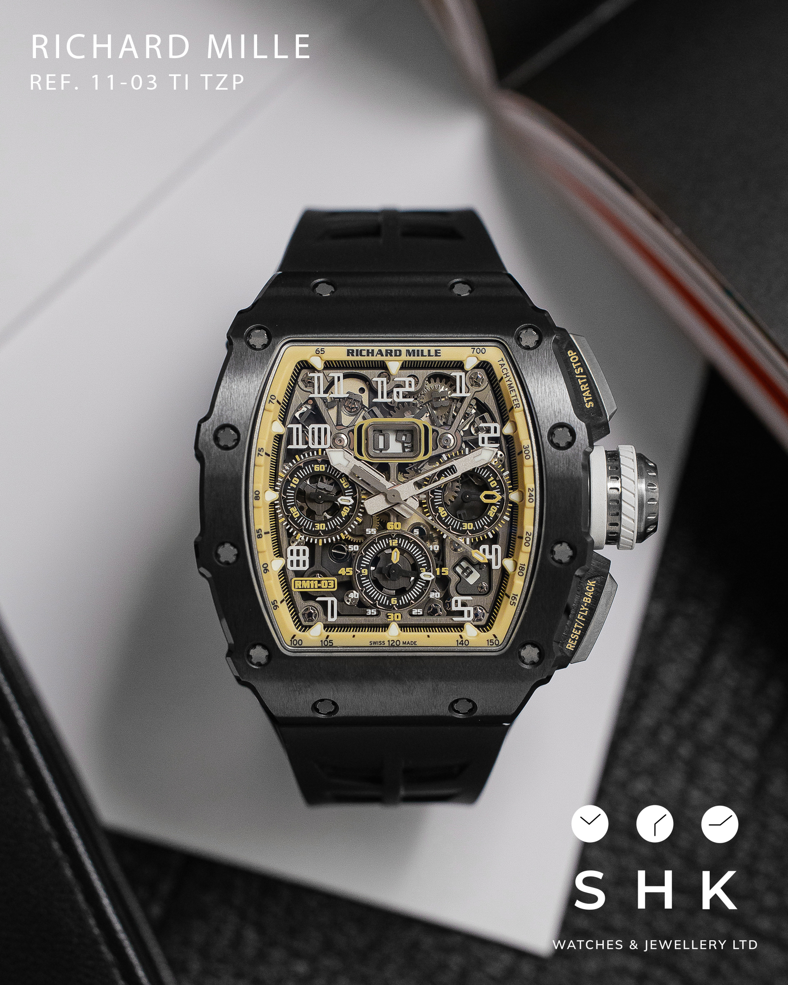 Richard Mille RM 11-03 Black TZP Final Edition 2023 Brand New Full Set