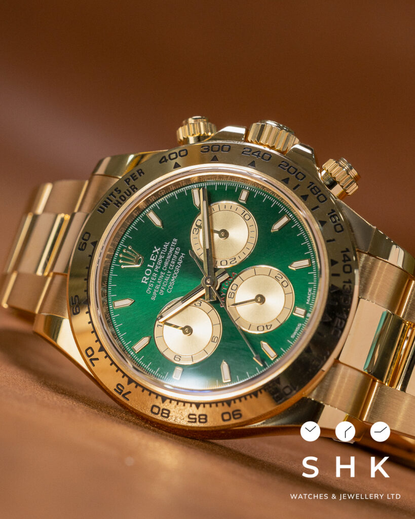 Rolex Daytona 116508 ‘John Mayer’ Yellow Gold Green Dial