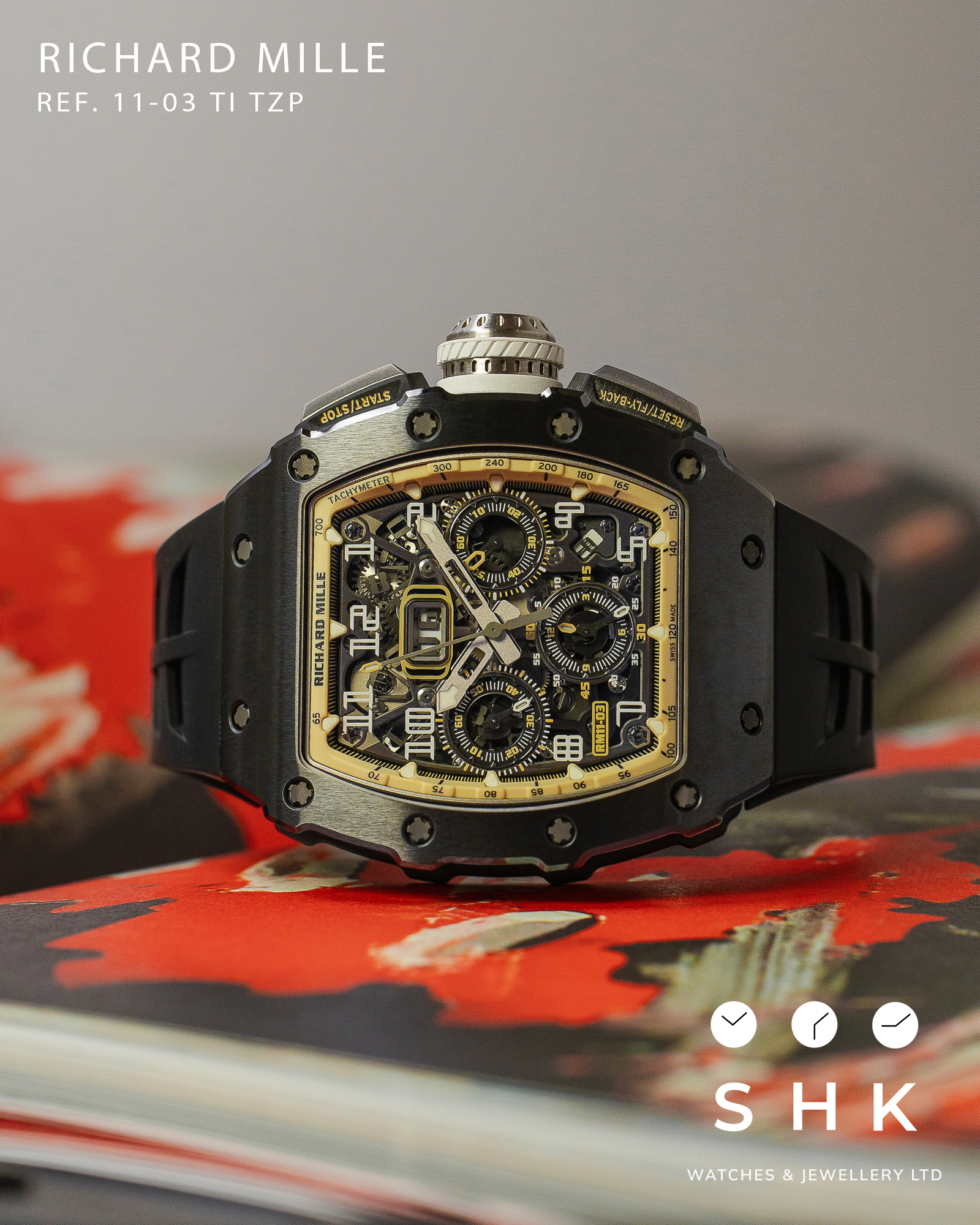 Richard Mille RM 11-03 Black TZP Final Edition 2023 Brand New Full Set - Image 13