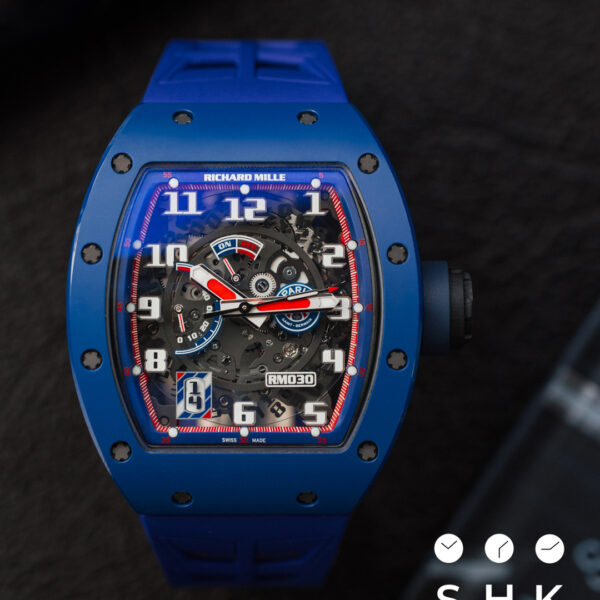 Richard Mille RM 30 PSG Blue Ceramic 2018 Ltd 100 Full Set
