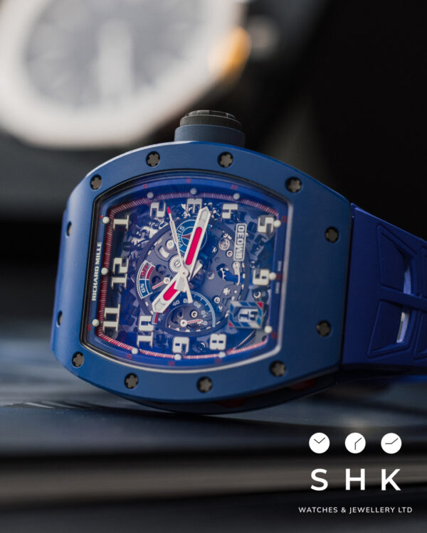 Richard Mille RM 30 PSG Blue Ceramic 2018 Ltd 100 Full Set - Image 10