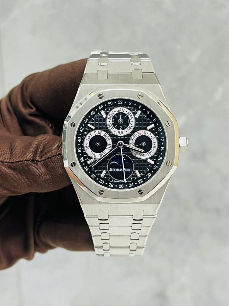 Audemars Piguet Royal Oak Perpetual Calendar “Japan” Platinum Gray Dial 26597PT