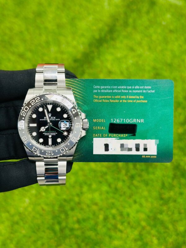 ROLEX 126710GRNR BLACK DIAL 40mm 2024