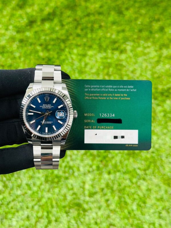 ROLEX 126334 BRIGHT BLUE DIAL 41mm 2024 (OYSTER BRACELET)