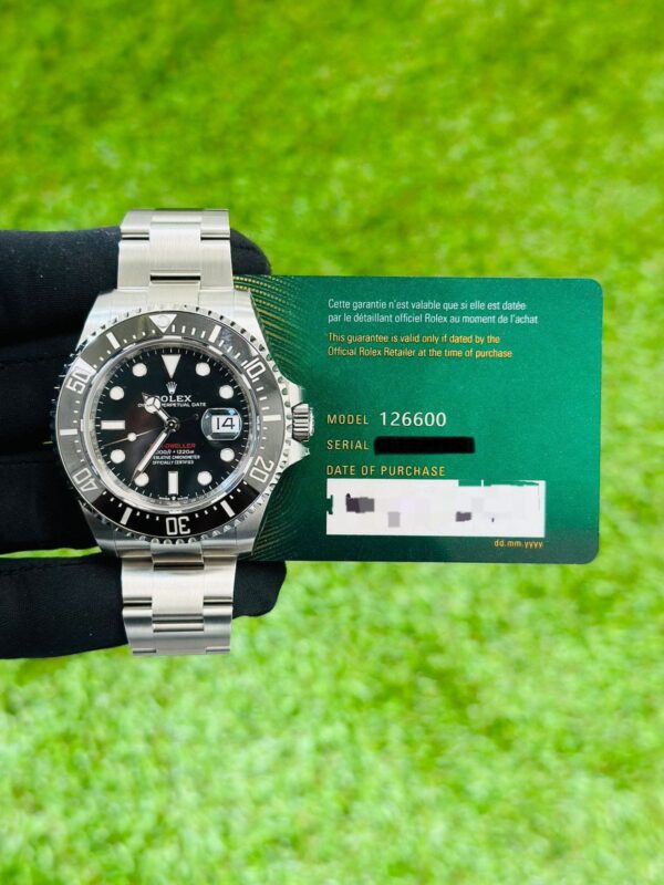 ROLEX 126600 INTENSE BLACK DIAL 43mm 2024