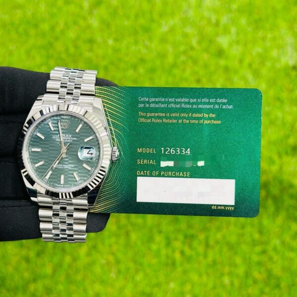 ROLEX 126334 GREEN DIAL 41mm 2024 JUBLIEE BRACELET