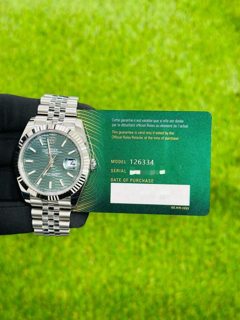 ROLEX 126334 GREEN DIAL 41mm 2024 JUBLIEE BRACELET